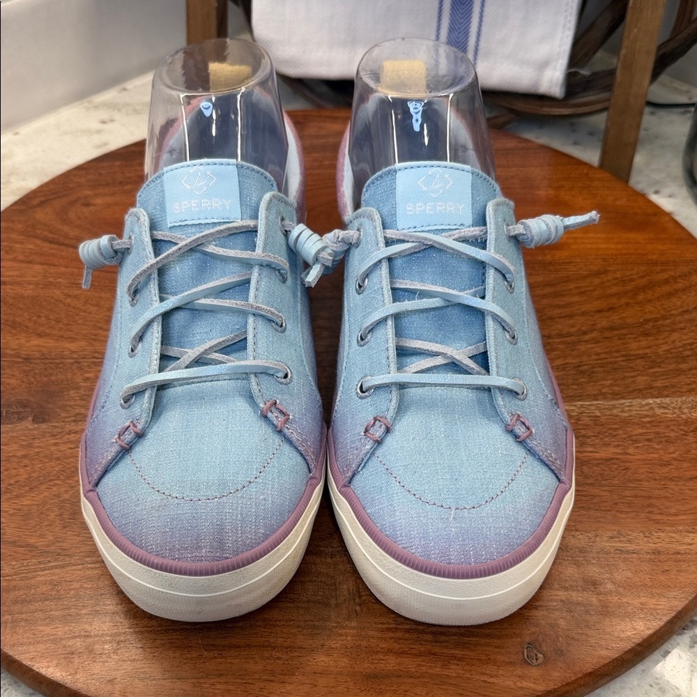 Sperry Women's Crest Vibe Shimmer Fade Ombré sneaker